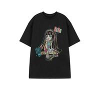 Vanilla Underground Monster High Womens Black Cleo Short Sleeved T-Shirt (Small)