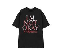 Vanilla Underground My Chemical Romance Unisex Black I'm Not Okay Short Sleeved T-Shirt (X-Large)