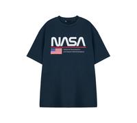 Vanilla Underground Nasa Unisex Blue Space Short Sleeved T-Shirt (Small)