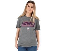 Vanilla Underground Nfl Womens Grey New York Giants Logo Short Sleeved T-Shirt (Xx-Large)