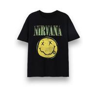 Nirvana Black Classic Logo Short Sleeved T-Shirt Mens