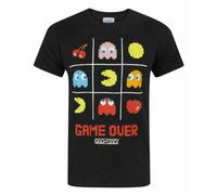 Vanilla Underground Pacman Mens Black Game Over Short Sleeved T-Shirt (Small)