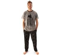 Vanilla Underground Peaky Blinders Mens Grey Icons T-Shirt And Lounge Pants (Medium)