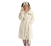 Vanilla Underground Peanuts Womens White Snoopy Hooded Bathrobe (Small)