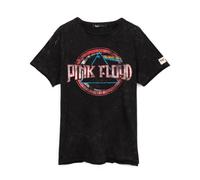 Vanilla Underground Pink Floyd Mens Black Logo Short Sleeved T-Shirt (Large)