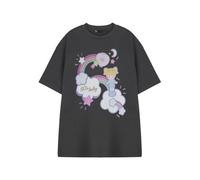 Vanilla Underground Polly Pocket Womens Grey 90's Baby Short Sleeved T-Shirt (X-Large)