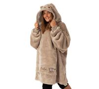 Pusheen Women's Character Face Blanket Hoodie | Brown | Officially Licensed Merch Pusheen Brown One Size