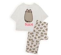 Short Sleeve Long Leg Pyjama Set Pusheen White L