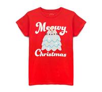 Vanilla Underground Pusheen Womens Red Pusheen The Cat Short Sleeved T-Shirt (Large)