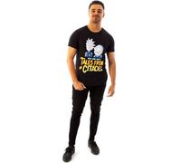Vanilla Underground Rick And Morty Mens Black Short Sleeved T-Shirt (X-Large)