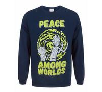 Vanilla Underground Rick And Morty Mens Blue Rick, Morty Sweatshirt (Xx-Large)