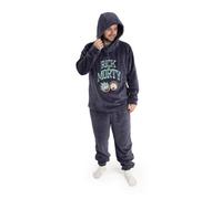 Vanilla Underground Rick And Morty Mens Grey Character Long Sleeve Long Leg Pyjama Set (X-Large)