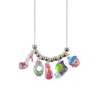 Vanilla Underground Shopkins Girls Silver Lucky Chain Necklace (One Size)