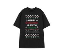 Vanilla Underground Show Me The Merch Unisex Black Filthy Animal Fair Isle Short Sleeved T-Shirt (X-Large)