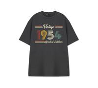 Vanilla Underground Show Me The Merch Unisex Grey Vintage 1954 Short Sleeved T-Shirt (Small)