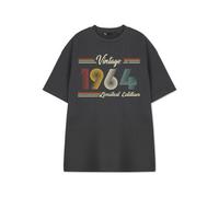 Vanilla Underground Show Me The Merch Unisex Grey Vintage 1964 Short Sleeved T-Shirt (Small)