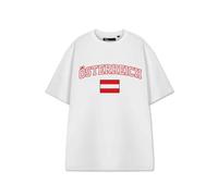 Vanilla Underground Show Me The Merch Unisex White Austria Short Sleeved T-Shirt (Medium)
