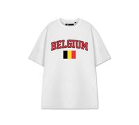 Vanilla Underground Show Me The Merch Unisex White Belgium Short Sleeved T-Shirt (Large)