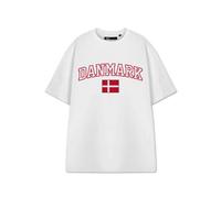 Vanilla Underground Show Me The Merch Unisex White Denmark Short Sleeved T-Shirt (X-Large)
