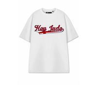 Vanilla Underground Show Me The Merch Unisex White Hey Jude Short Sleeved T-Shirt (X-Large)