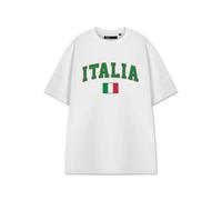 Vanilla Underground Show Me The Merch Unisex White Italy Short Sleeved T-Shirt (X-Large)