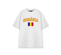 Vanilla Underground Show Me The Merch Unisex White Romania Short Sleeved T-Shirt (Xx-Large)