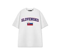 Vanilla Underground Show Me The Merch Unisex White Slovakia Short Sleeved T-Shirt (X-Large)