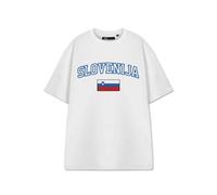 Vanilla Underground Show Me The Merch Unisex White Slovenia Short Sleeved T-Shirt (Small)