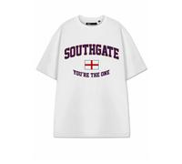 Vanilla Underground Show Me The Merch Unisex White Southgate Short Sleeved T-Shirt (X-Large)