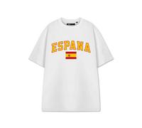 Vanilla Underground Show Me The Merch Unisex White Spain Short Sleeved T-Shirt (Large)