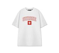 Vanilla Underground Show Me The Merch Unisex White Switzerland Short Sleeved T-Shirt (X-Large)