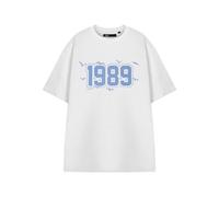 Vanilla Underground Show Me The Merch Womens White 1989 Short Sleeved T-Shirt (Medium)