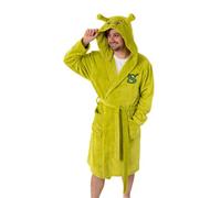 Vanilla Underground Shrek Unisex Green Character Hooded Bathrobe (Xx-Large)