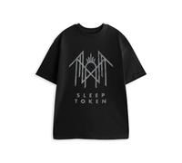 Vanilla Underground Sleep Token Unisex Black Crystalina Logo Short Sleeved T-Shirt (X-Large)