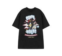 Vanilla Underground Sonic The Hedgehog Mens Black Shadow Chaos Cola Short Sleeved T-Shirt (Large)