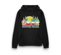Vanilla Underground South Park Mens Black Line Up Hoodie (Medium)
