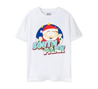 Vanilla Underground South Park Mens White Cartman Santa Short Sleeved T-Shirt (Small)