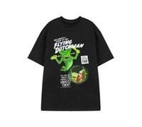 Vanilla Underground Spongebob Squarepants Unisex Black Flying Dutchman Short Sleeved T-Shirt (Medium)