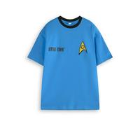 Vanilla Underground Star Trek Mens Blue Uniform Short Sleeved T-Shirt (Medium)