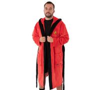 Vanilla Underground Star Trek Mens Red Hooded Bathrobe (Large)