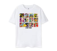 Vanilla Underground Star Trek Mens White Comic Book Short Sleeved T-Shirt (X-Large)