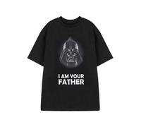 Vanilla Underground Star Wars Mens Black I Am Your Father Short Sleeved T-Shirt (Small)