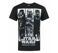 Vanilla Underground Star Wars Mens Black Panels Short Sleeved T-Shirt (Small)