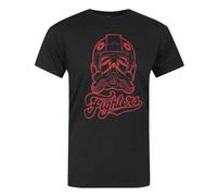 Vanilla Underground Star Wars Mens Black Stormtrooper Pilot Short Sleeved T-Shirt (Small)