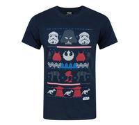 Vanilla Underground Star Wars Mens Blue Darth Vader Short Sleeved T-Shirt (Xx-Large)