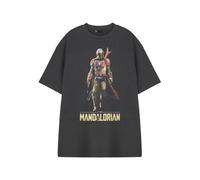 Vanilla Underground Star Wars Mens Grey The Mandalorian Short Sleeved T-Shirt (X-Large)