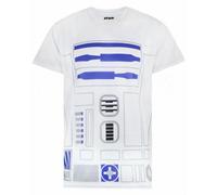 Vanilla Underground Star Wars Mens White R2D2 Short Sleeved T-Shirt (Medium)