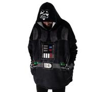 Vanilla Underground Star Wars Unisex Black Darth Vader Blanket Hoodie (One Size)