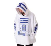 Vanilla Underground Star Wars Unisex White R2D2 Blanket Hoodie (One Size)