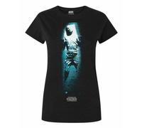 Vanilla Underground Star Wars Womens Black Han Solo Short Sleeved T-Shirt (Small)